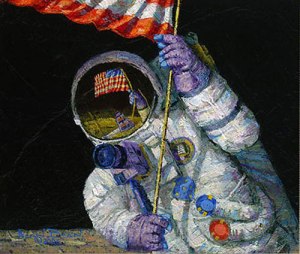 Alan bean painting