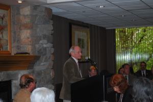 Kooser at SSML luncheon Kooser at SSML luncheon