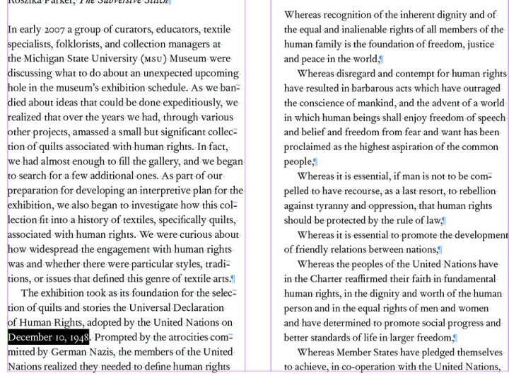 Quilts and Human Rights_preface screenshot