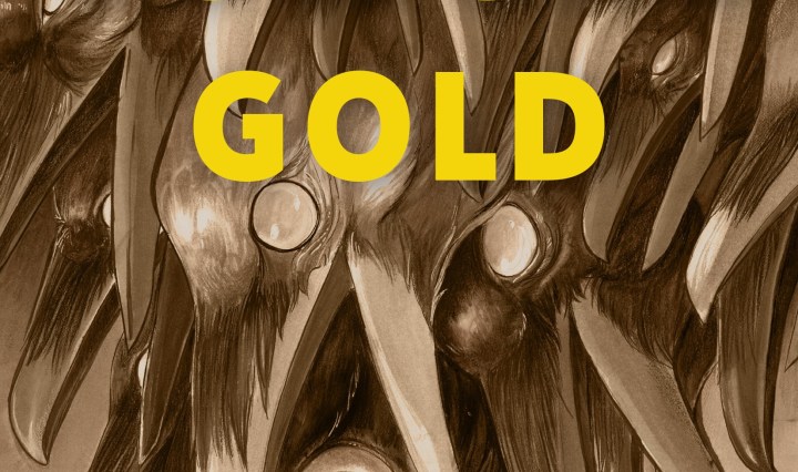 Cover of "Vulture Gold: Stories" by Micah Dean Hicks. Winner of the Raz/Shumaker Prairie Schooner Book Prize in Fiction.